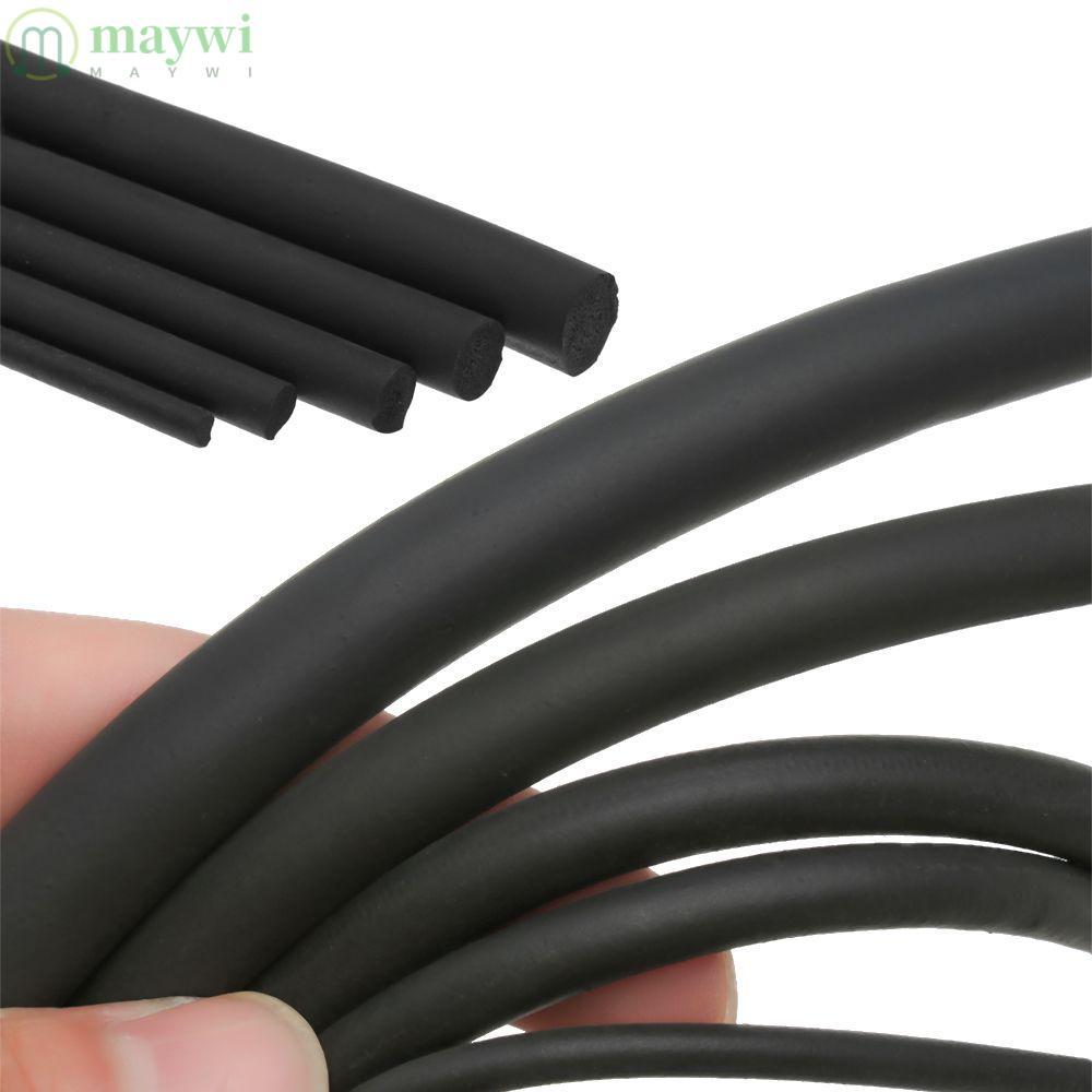 MAYWI 5M Car Door Edge Protector Soundproof Industrial O Shape ทนความร้อน Weatherstrip