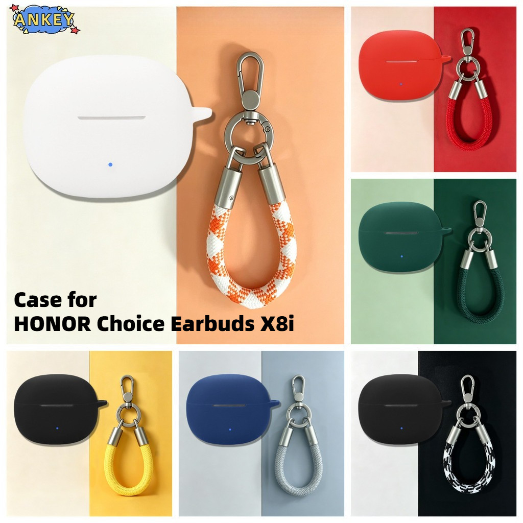 Compatible with HONOR Choice Earbuds X8i Bluetooth Earphone Silicone Protective Case for HONOR Choic