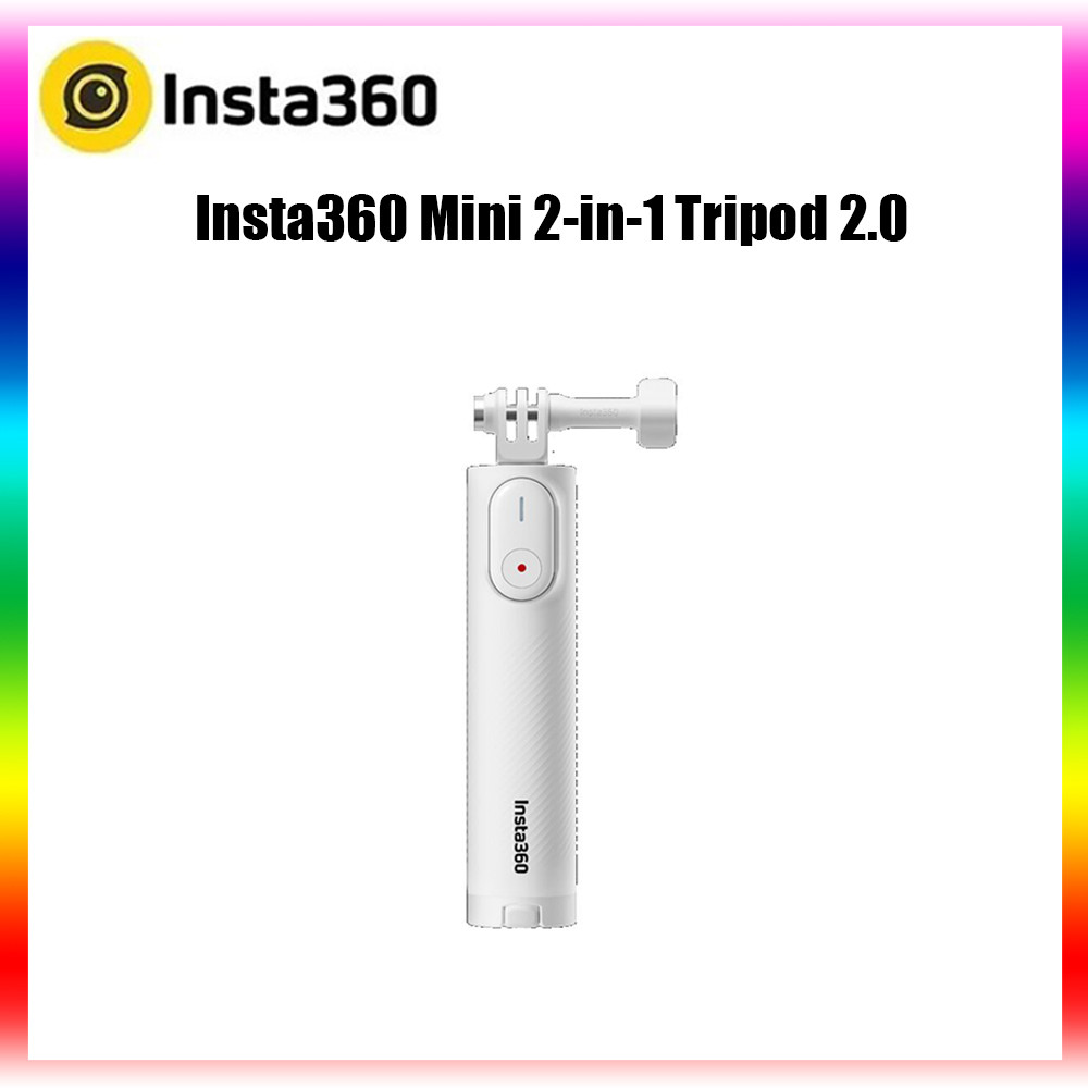 Insta360 Mini 2-in-1 ขาตั้งกล้อง 2.0 (สีขาว) สําหรับ Insta360 X4/X3/Ace Pro 2/GO Ultra/Link 2/X2 กล้