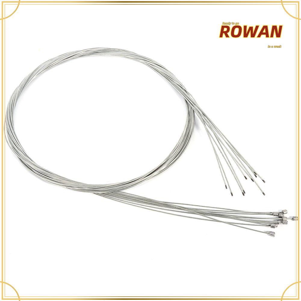 ROWANTH 10 ชิ้นจักรยานเสือหมอบสายเกียร์,ที่ครอบคลุม Shifter ชุดสายสําหรับจักรยานสแตนเลส Shifter สายส