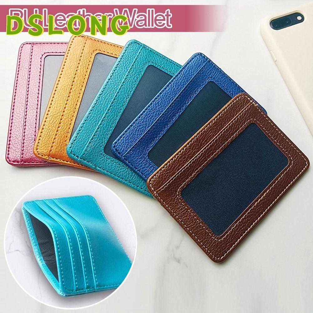 DSLONG Card Holder Travel Bus Pass 5 Card Slot Card