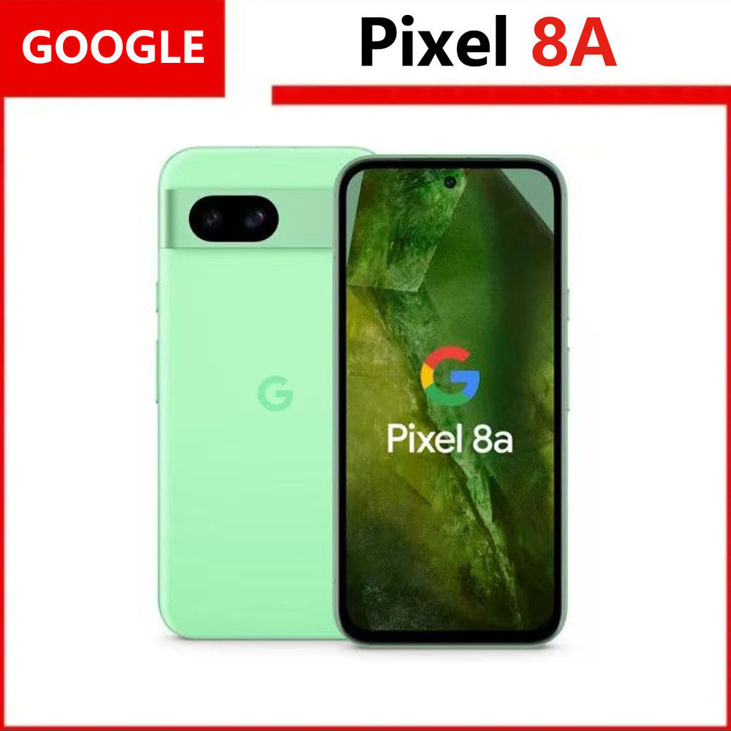 Pixel 8a 5G/US เวอร์ชัน/สายข้อมูล/G00gle Tensor G3/8GB RAM+128|256GB ROM/Freebies/โทรศัพท์ Android โ
