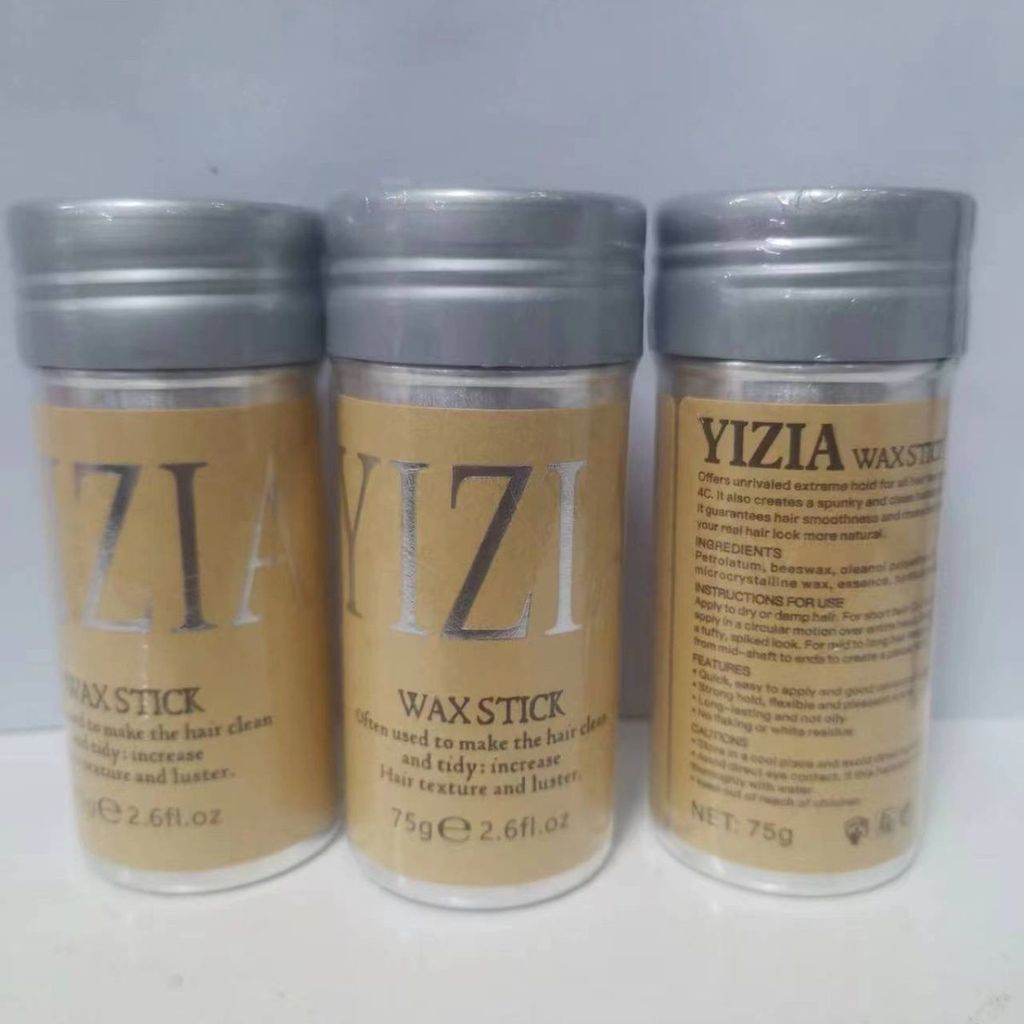 YIZIA WAX STICK ผม WAX STICK Finishing ผมหัก Handy เครื่องมือจัดแต่งทรงผมผม WAX ผมหัก Finishing Hand
