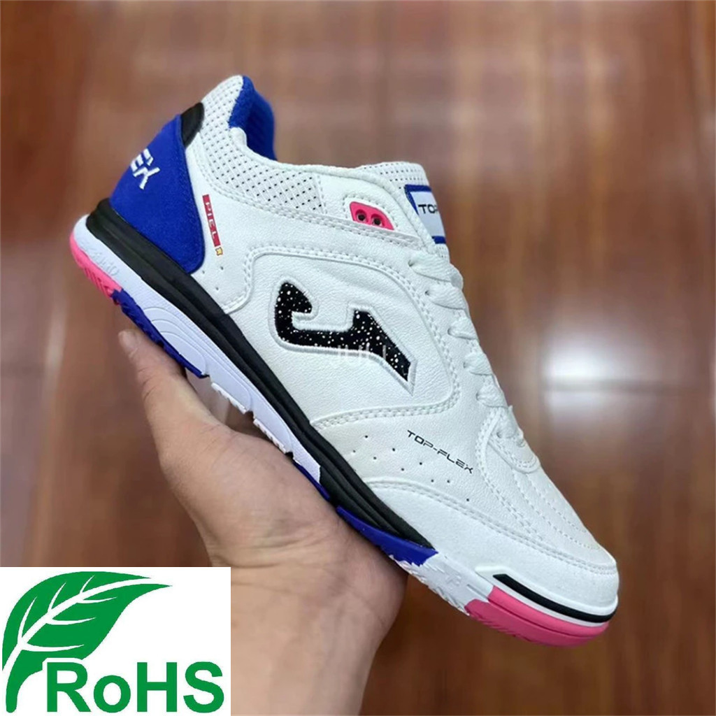 IC รองเท้าฟุตบอลห้าด้านขนาด 37-43BR รองเท้าฝึกซ้อมสีขายร้อนหนังในร่ม M
