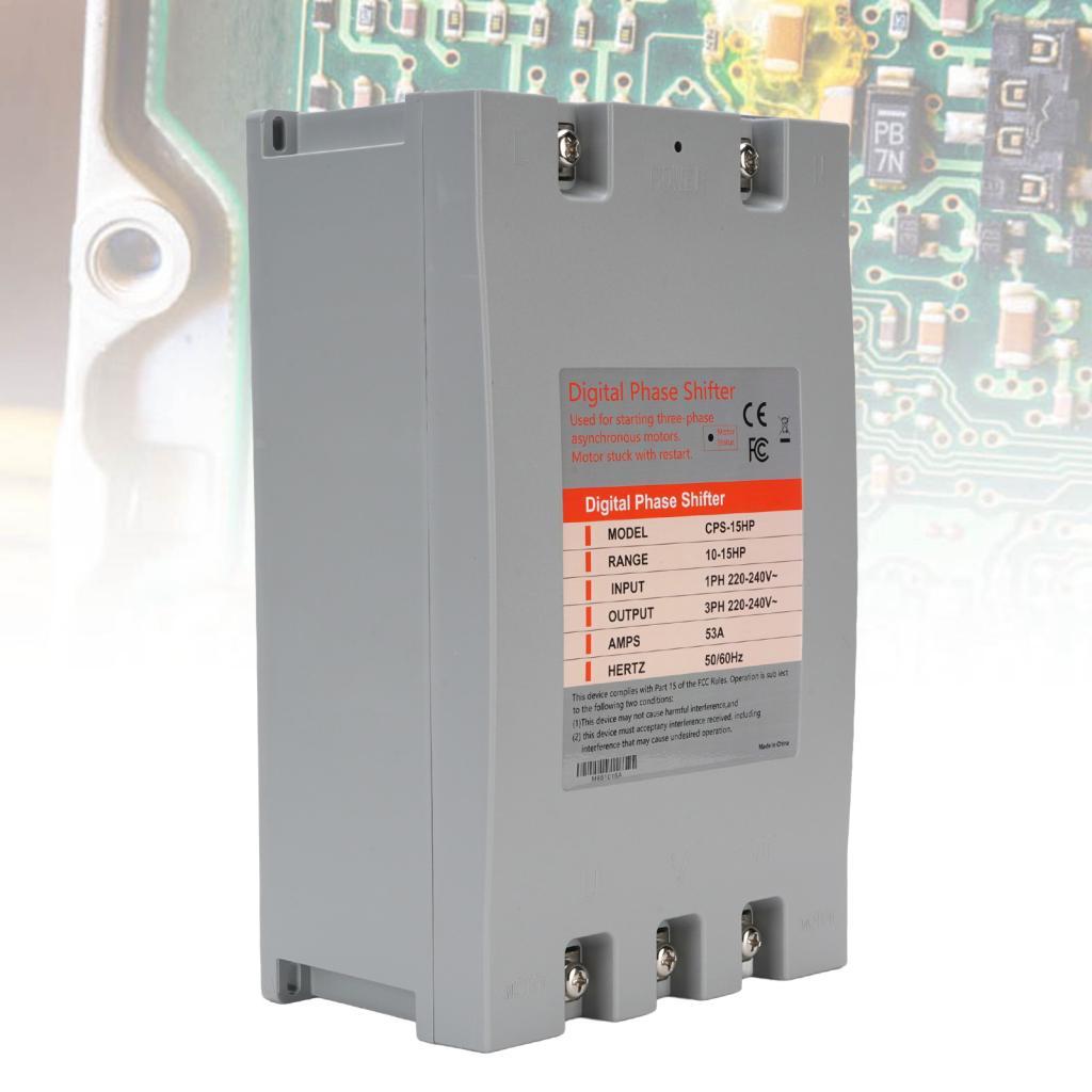 Digital Phase Shifter Single to 3 Converter 15HP 53A 7.5-11kW AC อุตสาหกรรมอินเวอร์เตอร์ขนาดกะทัดรัด