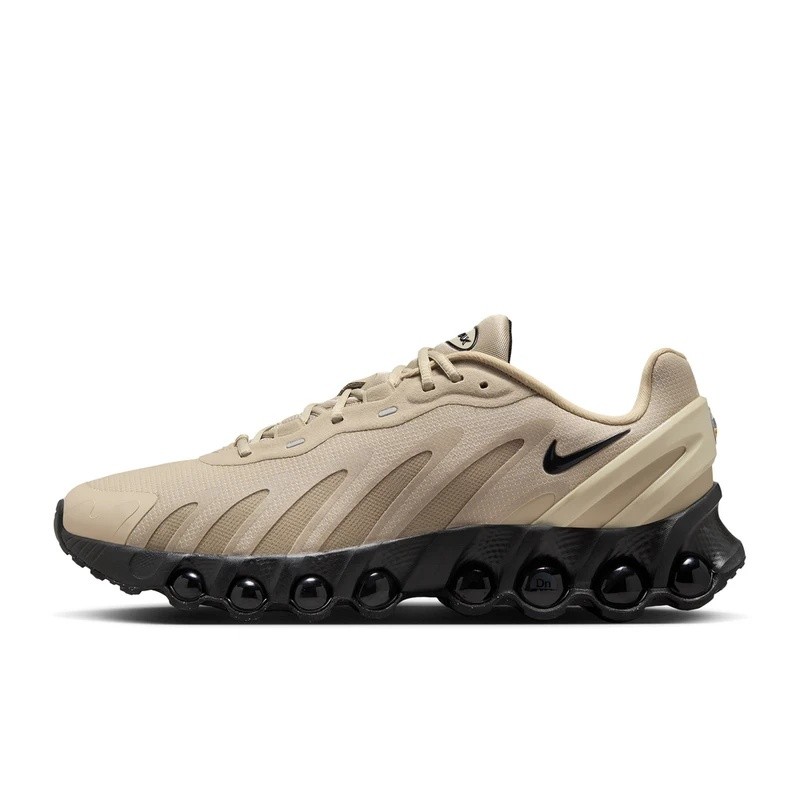 Nike AIR MAX DN8 รองเท้าวิ่งที่ทนต่อการสึกหรอและไม่ลื่นสวมใส่สบายสีเบจสีดํา FQ7860-200