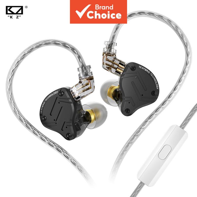 หูฟังอินเอียร์มีสาย KZ ZS10 Pro X หูฟังเพลง เบสหนัก หูฟังกีฬา HiFi เอียบัด KZ ZSN PRO AS16 PRO AS12 