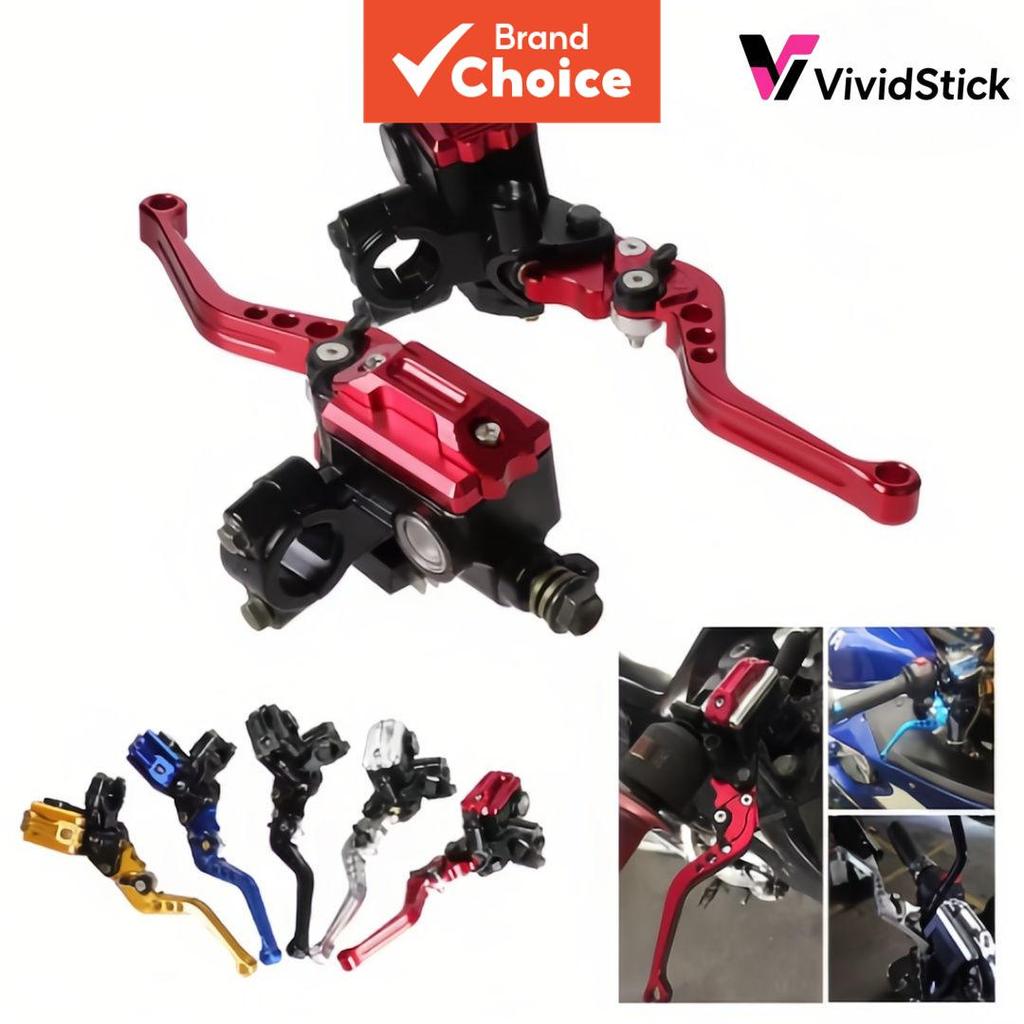 Vividstick 1 คู่ 7/8in Cnc เบรค Master กระบอกสําหรับ Yamaha Honda Kawasaki 22 มม.Handlebars Dirt Enduro รถจักรยานยนต์