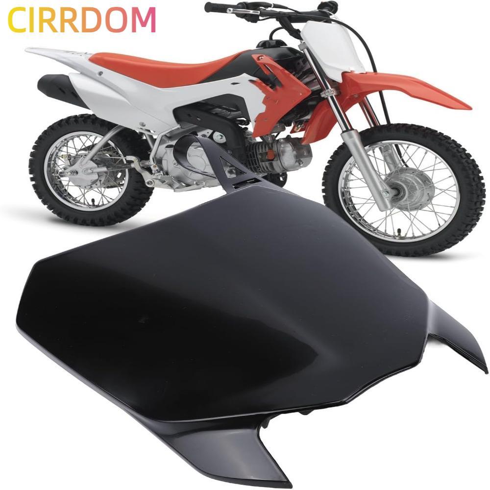 CIRRDOM Dirt Bike Number Plate, สีดําด้านหน้า Mount Front Number Plate, พลาสติกทนทาน Pit Bike พลาสติ