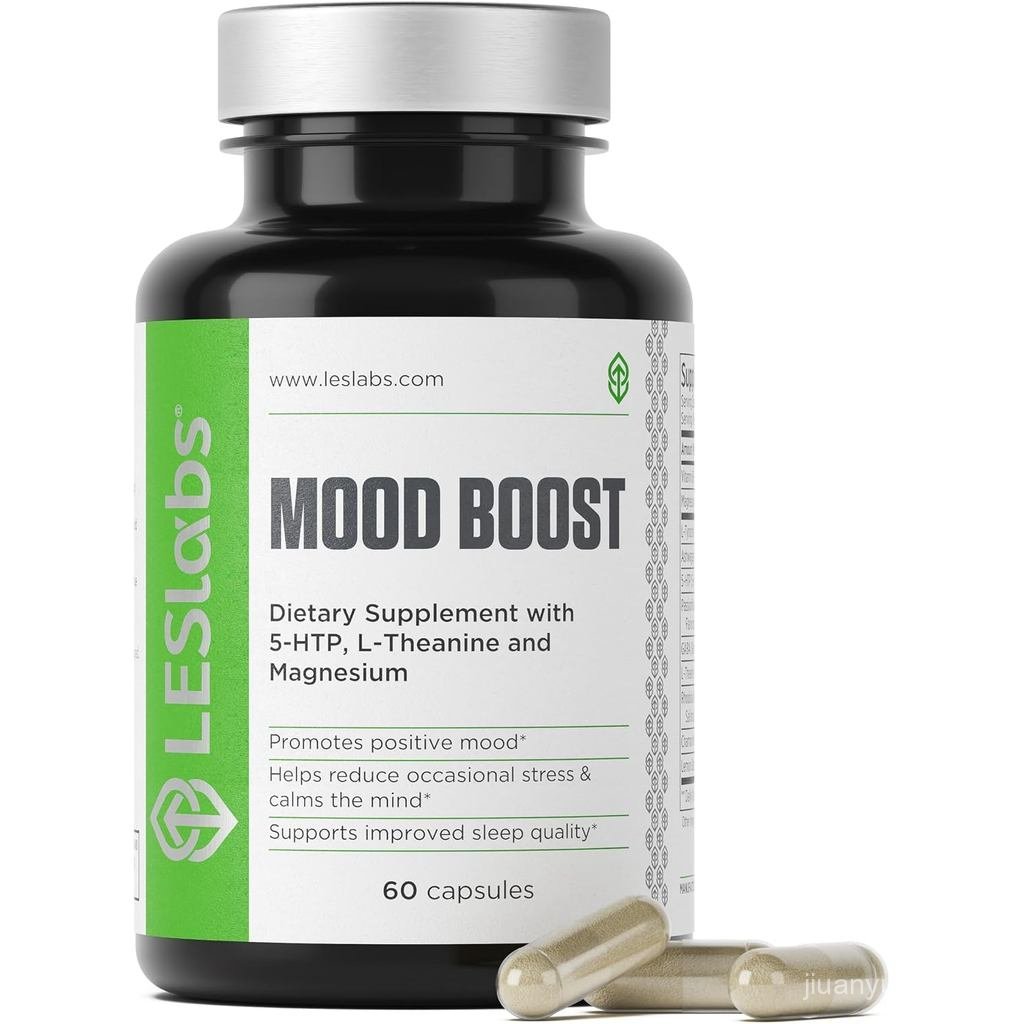 LES Labs Mood Boost Mood & Stress port 60 แคปซูล | Mood Stress & port Ashwagandha Rhodiola Magnesium