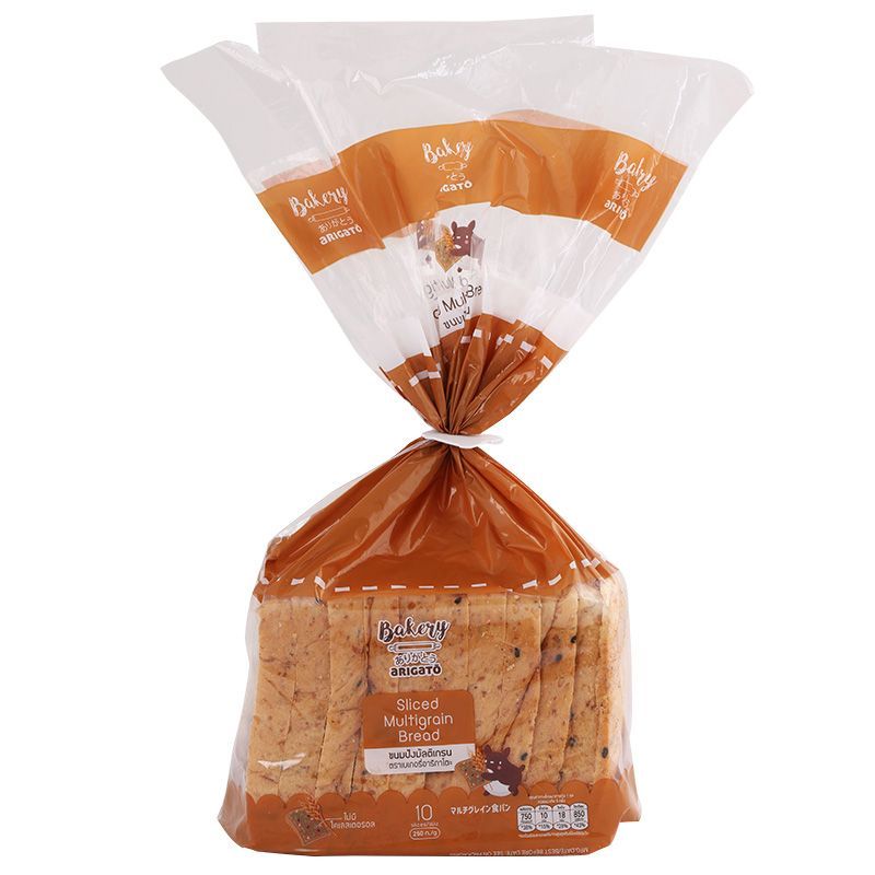 เบเกอรี่อาริกาโตะขนมปังมัลติเกรน 250 กรัม Bakery Arigato Multigrain Bread 250g.