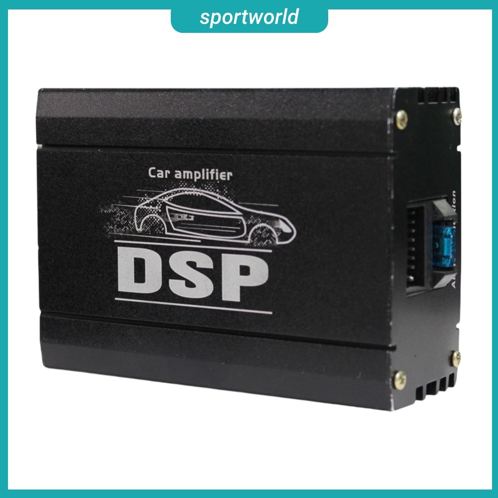 4x50W รถ DSP เครื่องรับสัญญาณเสียงดิจิตอล 4 ช่องเสียงดิจิตอลรถ DSP เครื่องขยายเสียงสําหรับรถยนต์การเ