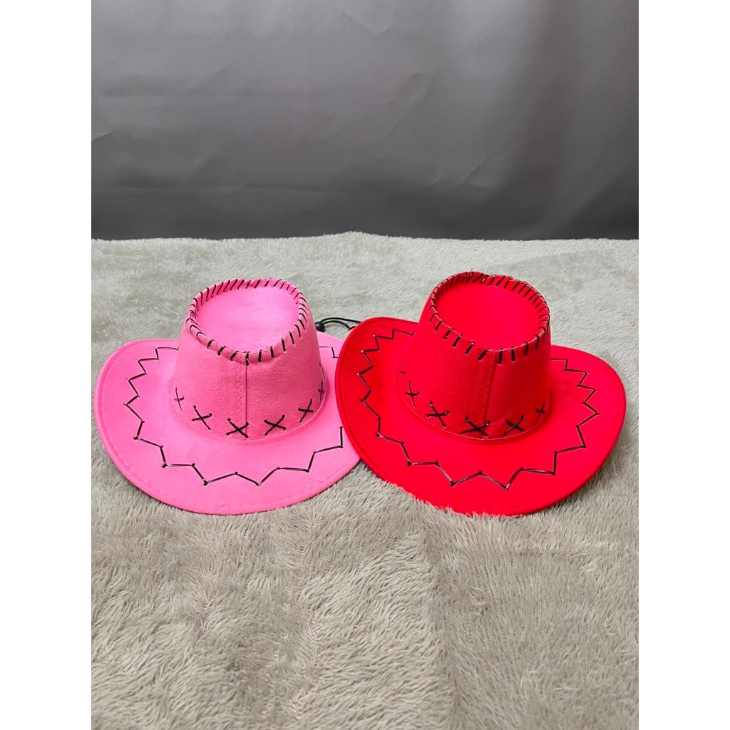 UNISEX COWBOY HATS สําหรับผู้ชายและผู้หญิงสีเต็ม