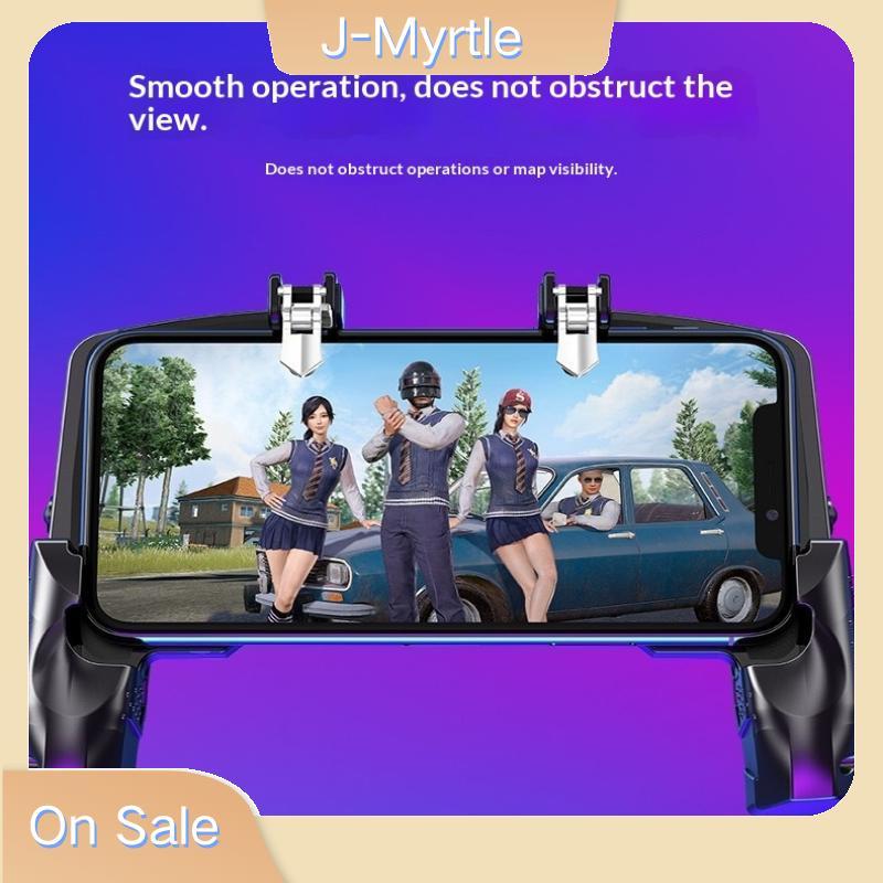 J-Myrtle Shooter Game Enhanced L1R1 Mobile Trigger Fire Button Handles สําหรับการควบคุมที่แม่นยํา Ni