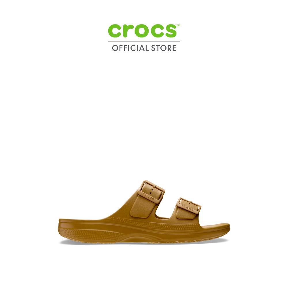CROCS รองเท้าแตะผู้ชาย SATURDAY SANDAL - UMBER