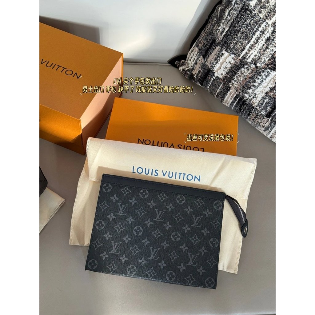 LV Mens Clutch Mens Bag สไตล์ใหม่ Hot Style