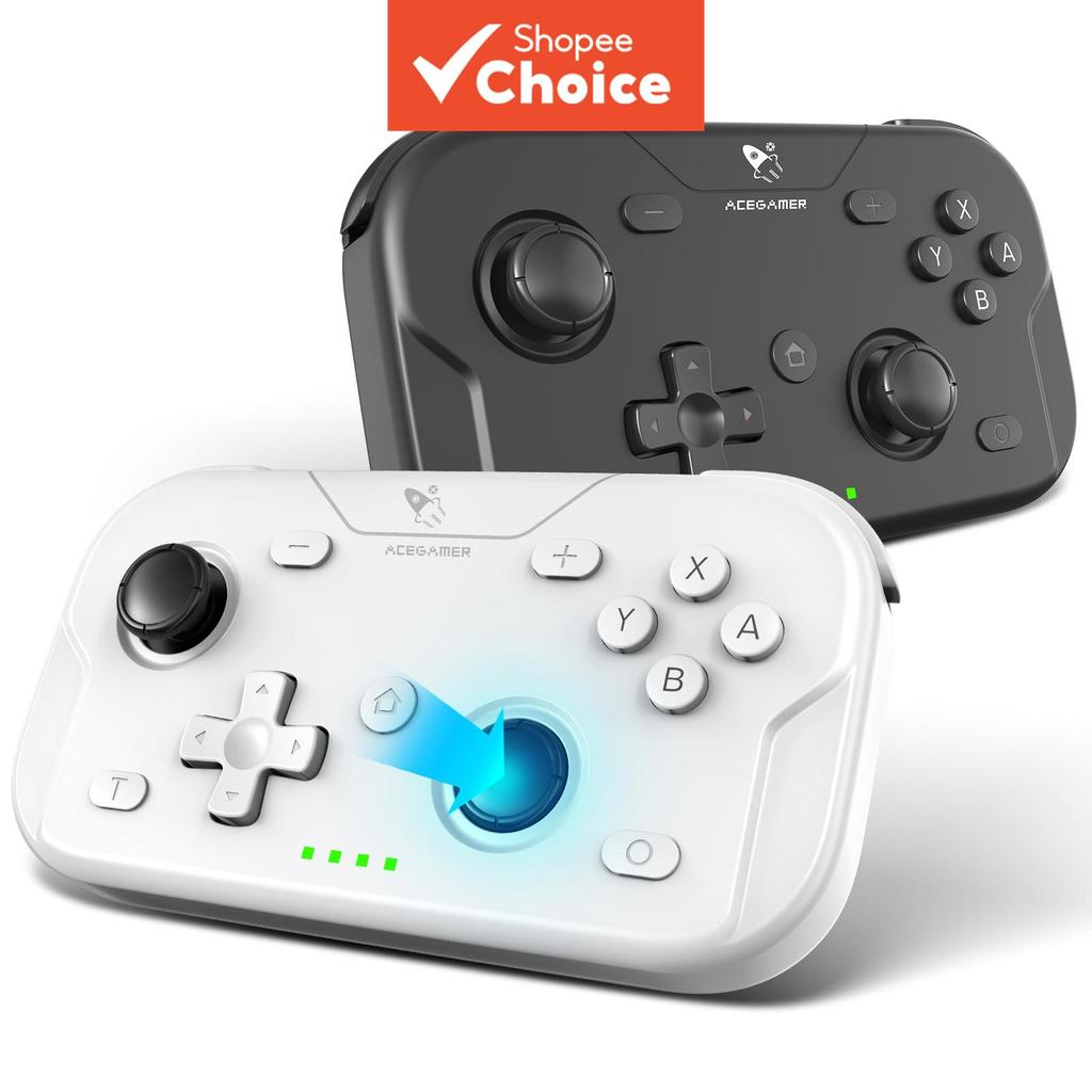 คอนโทรลเลอร์เกมไร้สายขนาดมินิ แบบกะทัดรัด จอยสติ๊กแบบพกพา รองรับ Nintendo Switch / PC / Android / iOS