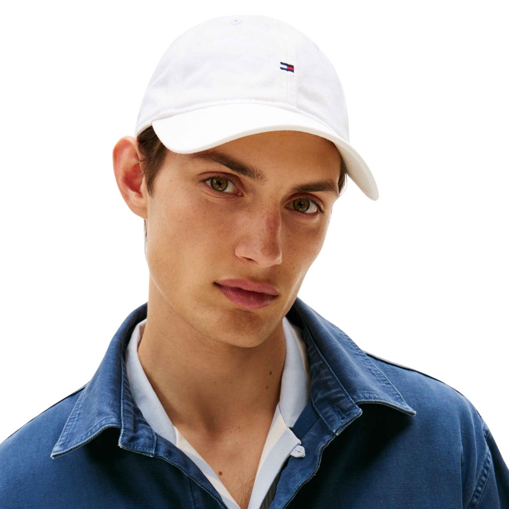 Tommy Hilfiger قبعة رجالية AM0AM12035 — أبيض — صورة 4