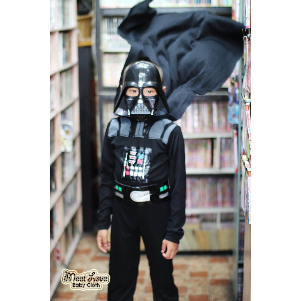 🔥ลดราคา🔥 Cosplay Darth Vader Star Wars ชุดฮีโร่เด็ก ชุดสตาร์วอส์ ชุดดาร์ธเวเดอร์