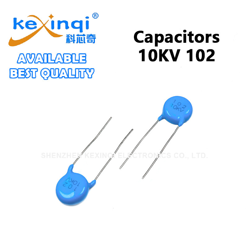 (2-10 ชิ้น) 10KV 102K 102PF 10KV 0.2NF 2000V ตัวเก็บประจุเซรามิกแรงดันสูง