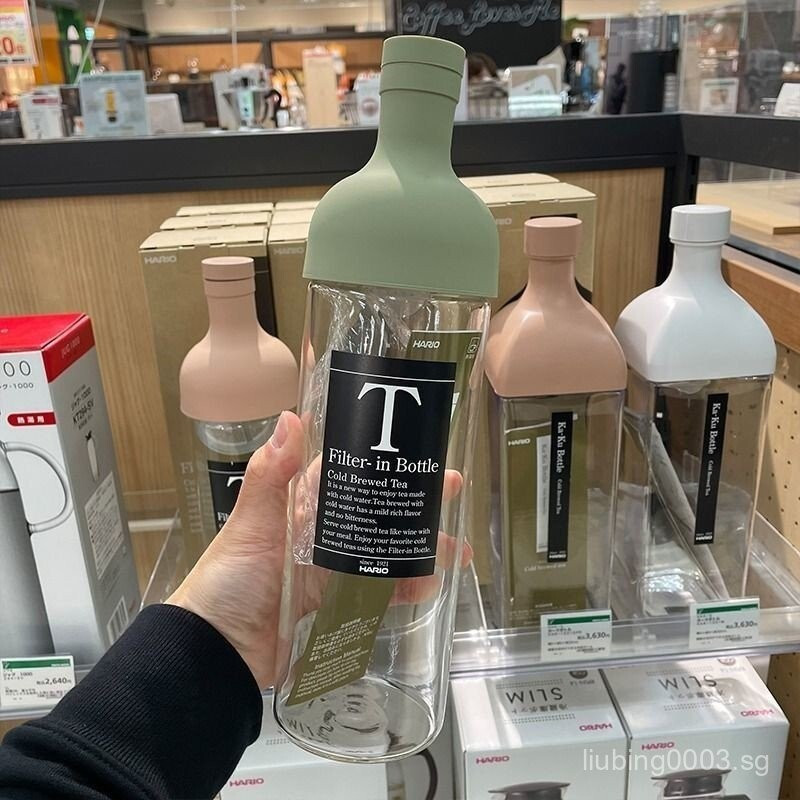 ญี่ปุ่น HARIO Cold Brew หม้อ Hand หยดกาแฟขวดกรอง Ice หยดหม้อแก้ว Cold Brew ถ้วยน้ําผลไม้หม้อชา Cold 