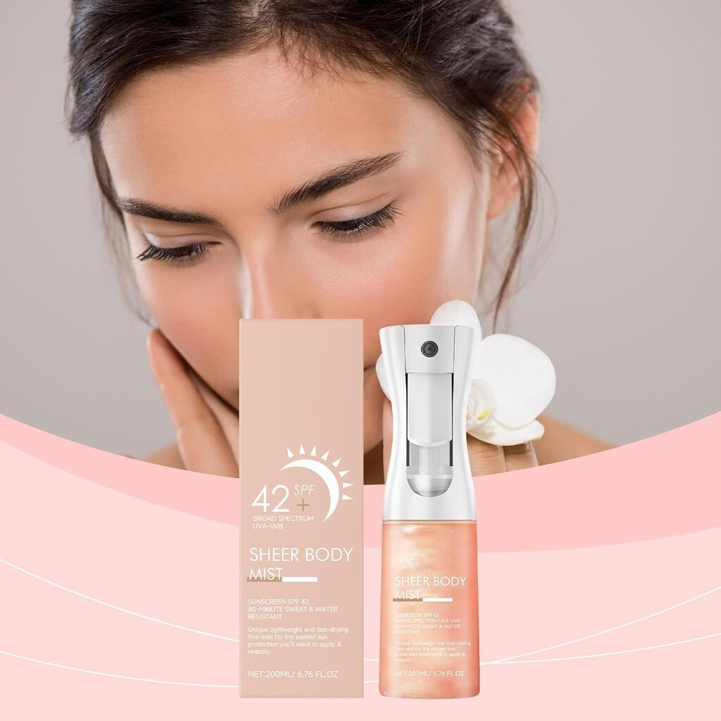 Sheer Body st Sunscreen Infused With Shimmering Body Oil Grants Skin a Radiant Glow Featherlight Swi