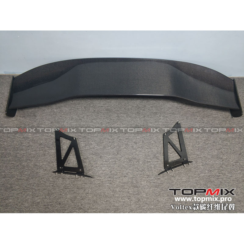 S14/S15 Voltex คาร์บอนไฟเบอร์ด้านหลังสามารถเปลี่ยนได้อีก 3 กล่องรถด้านหลัง Wing GT คาร์บอนไฟเบอร์ด้า