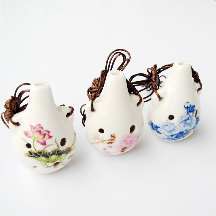 现货现发六孔陶笛6孔专业初学入门中音AC调陶埙乐器儿童学生成人Six-hole Ocarina 6-hole Professional Beginner Midrange Aluzukun095th2