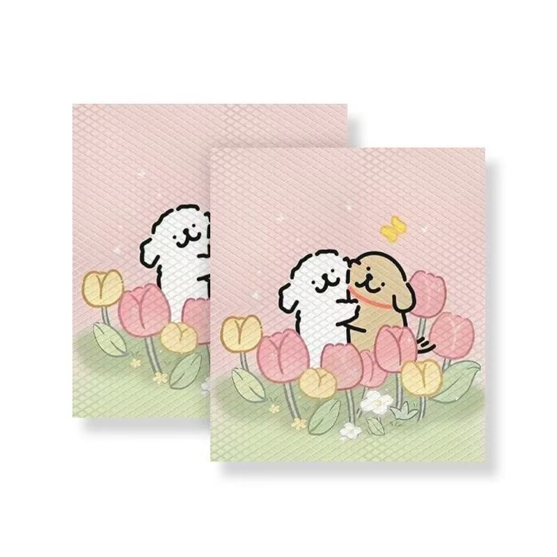 2 ชิ้น/เซ็ตรถจักรยานยนต์รถยนต์ไฟฟ้าฝาครอบมือจับกันน้ํา,ป้องกันการลวกและสติกเกอร์ตกแต่งกันลื่นการ์ตูนน่ารักสติกเกอร์มือจับ - รูปที่ 5