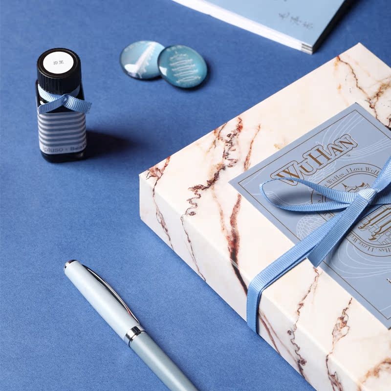 BestU BestU Wuhan City Series ปากกาของขวัญกล่อง High-End สํานักงานธุรกิจการประดิษฐ์ตัวอักษรฝึกของขวั