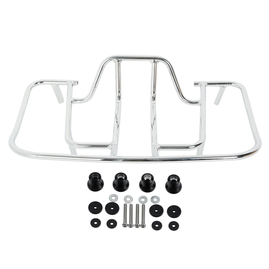 รถจักรยานยนต์สีดํา/Chrome Tourbox ติดตั้งกระเป๋าเดินทางสําหรับ Honda GL1800 Goldwing 1800 2001-2017 