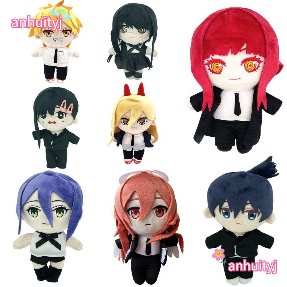 ANHUITYJ Chainsaw Man, ตุ๊กตา Pochita 20 ซม., ตุ๊กตา Hayawa Aki Devil Makima Chainsaw Man