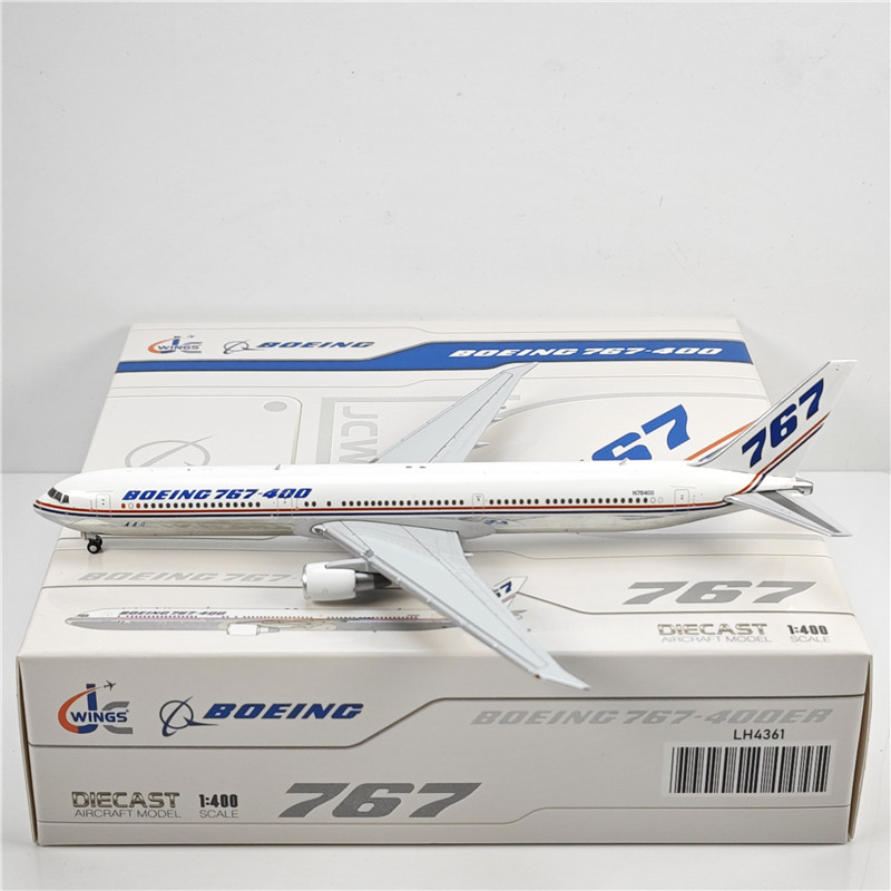 Ready Stock Sale - ปีก JC LH4361 1: 400 Boeing Original Factory B767-400 N76400 โมเดลเครื่องบินโลหะผ