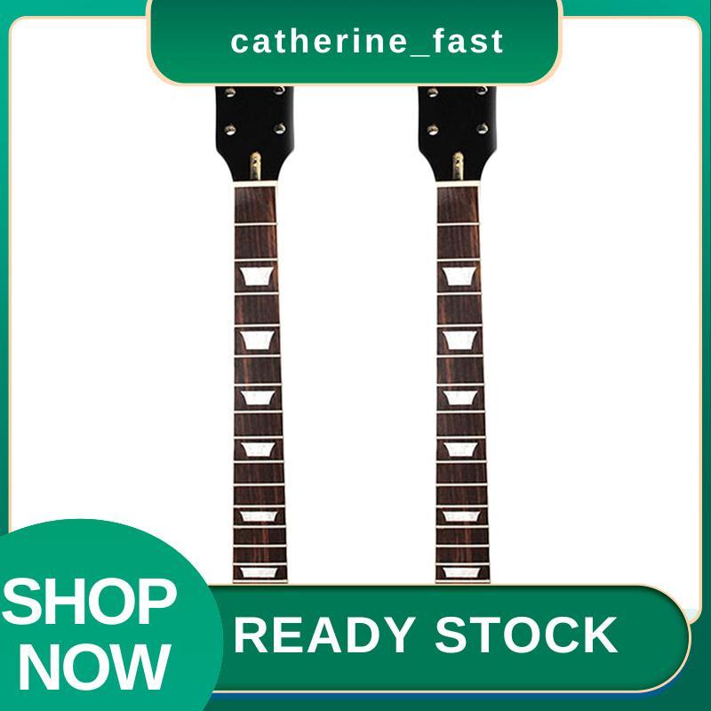 In Stock 2 ชิ้นคอกีตาร์ไฟฟ้าสําหรับชิ้นส่วน Lp Maple Rosewood 22 Fret