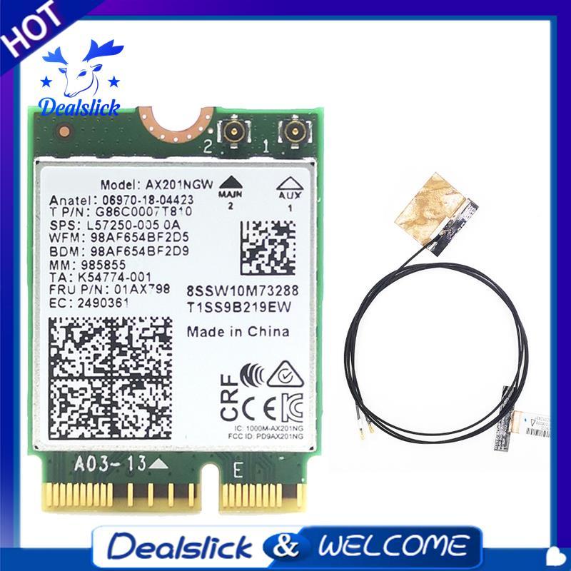 AX201 AX201NGW การ์ดเสาอากาศอุปกรณ์เสริม 6 3000Mbps 5.1 อะแดปเตอร์สําหรับ Win10