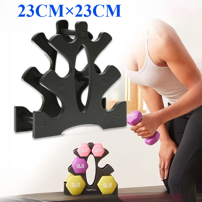 3 ชั้น Dumbell Rack Dumbbell Rack Holder Dumbell Rack Barbell Rack Home Gym Stand Dumbell Rack