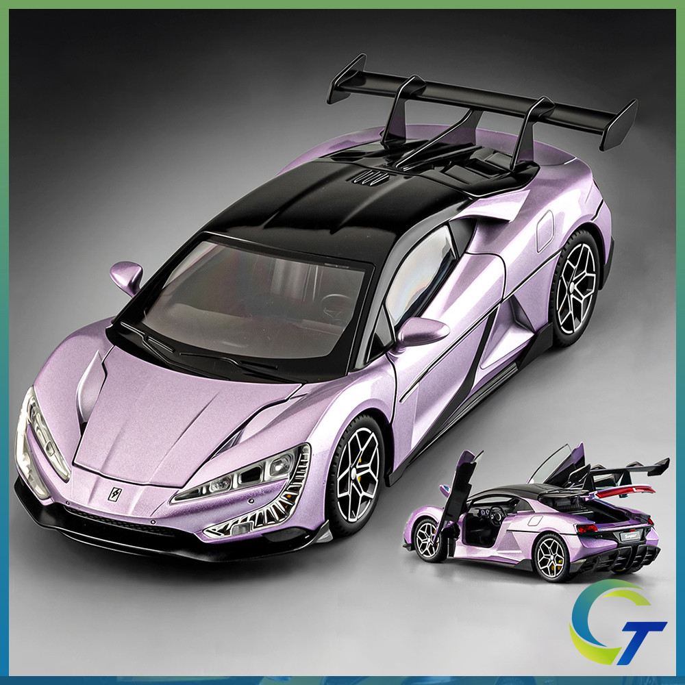 1:24 BYD U9 Xtreme Diecast ของเล่นรถรุ่นรถของเล่นคอลเลกชันของขวัญสําหรับชายเด็ก