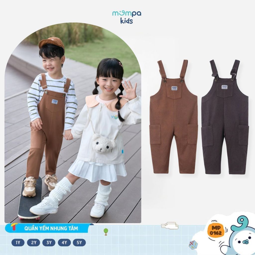 ชุดเอี๊ยมสําหรับ แม่ 1-5ขวบ ผ้าคอตตอนกํามะหยี่ MP 0161 0162