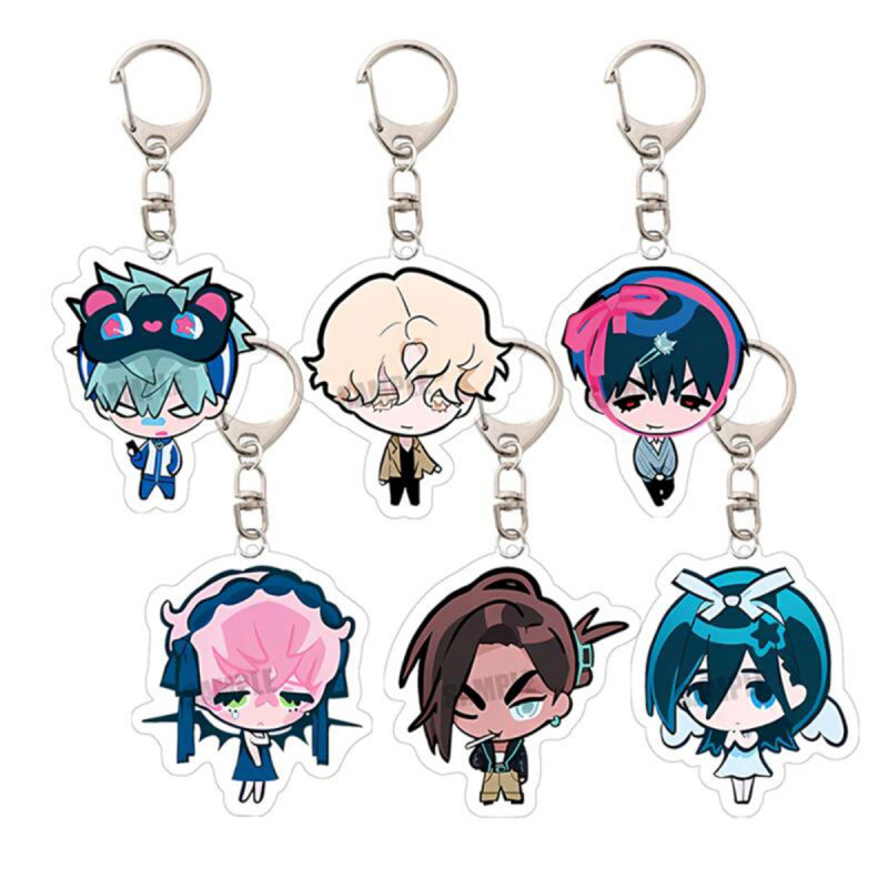 การ์ตูน ALIEN STAGE IVAN & TILL Dangle-Single พวงกุญแจอะคริลิคสําหรับกางเกงผู้หญิงแหวนผู้ชายจี้เครื่