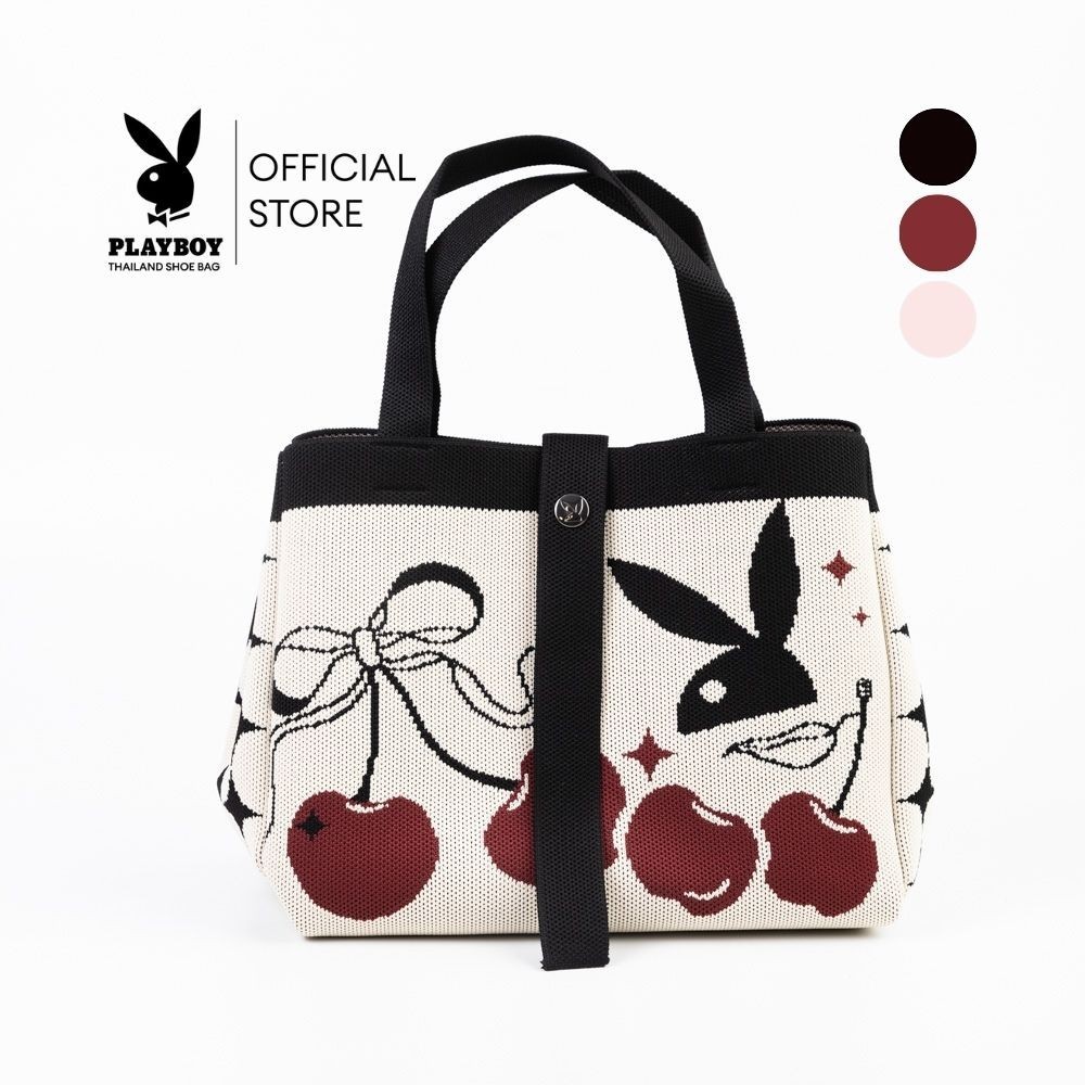 Playboy Model Cerise Bag, Women's Cloth Bag, Code St-Bs253Pb136, Silk Bag Design, Available in 3 Col