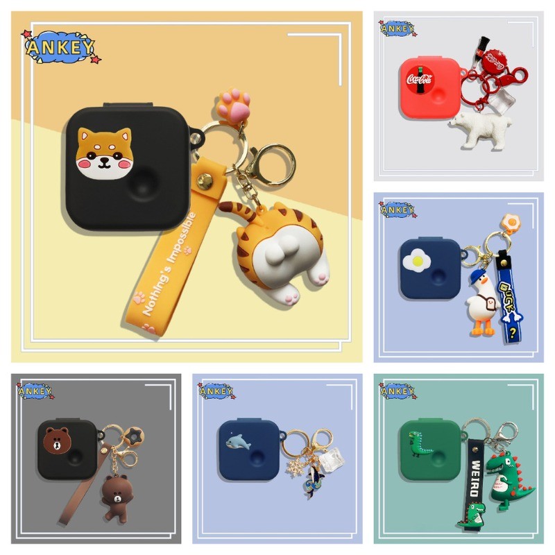 Case for Nothing Ear 3 (2025) Protective silicone Cute Cat butt pendant Covers Nothing Ear 3 / 2 / (