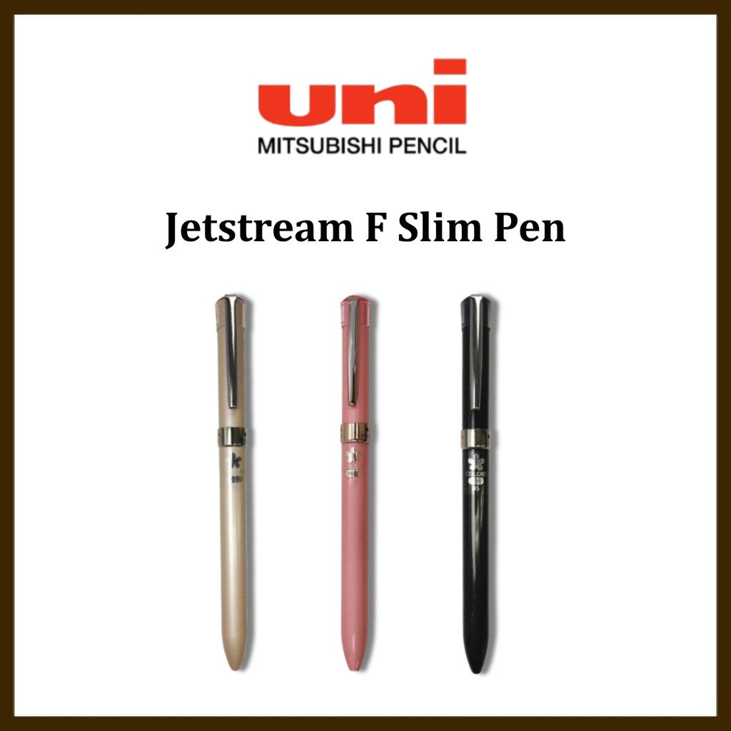 Mitsubishi Pencil 3-Color Ballpoint Pen Jetstream F Series 0.5 - Smooth Writing (Various Colors)