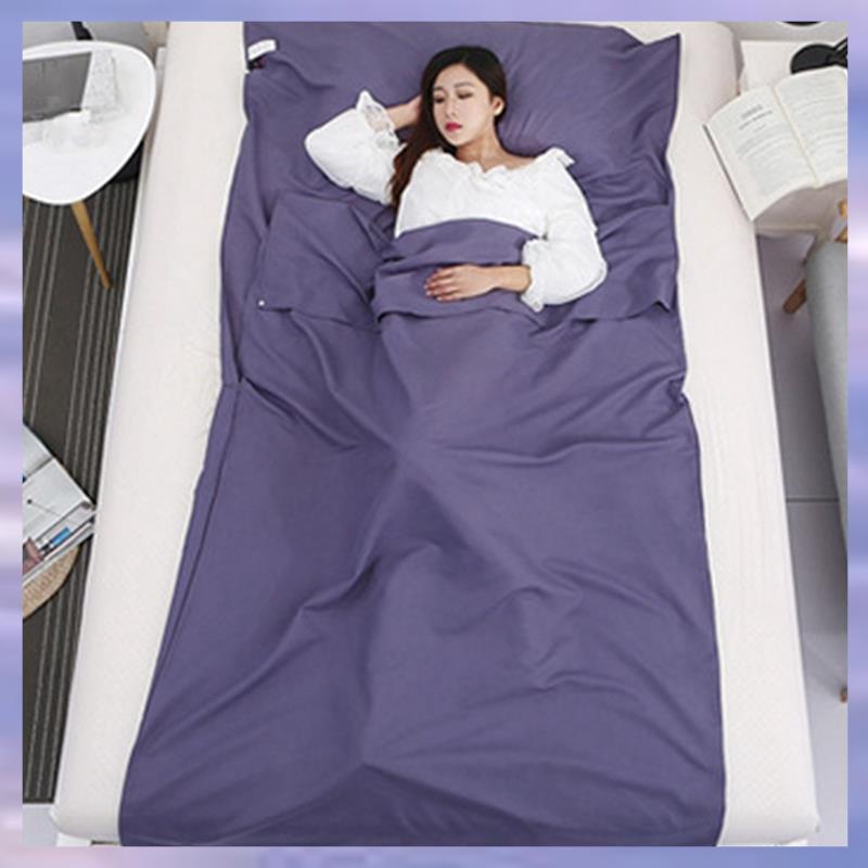 ถุงนอน Liner ถุงนอน Outdoor Camping Hotel Travel Sheet Camping Mat Camping Equipment