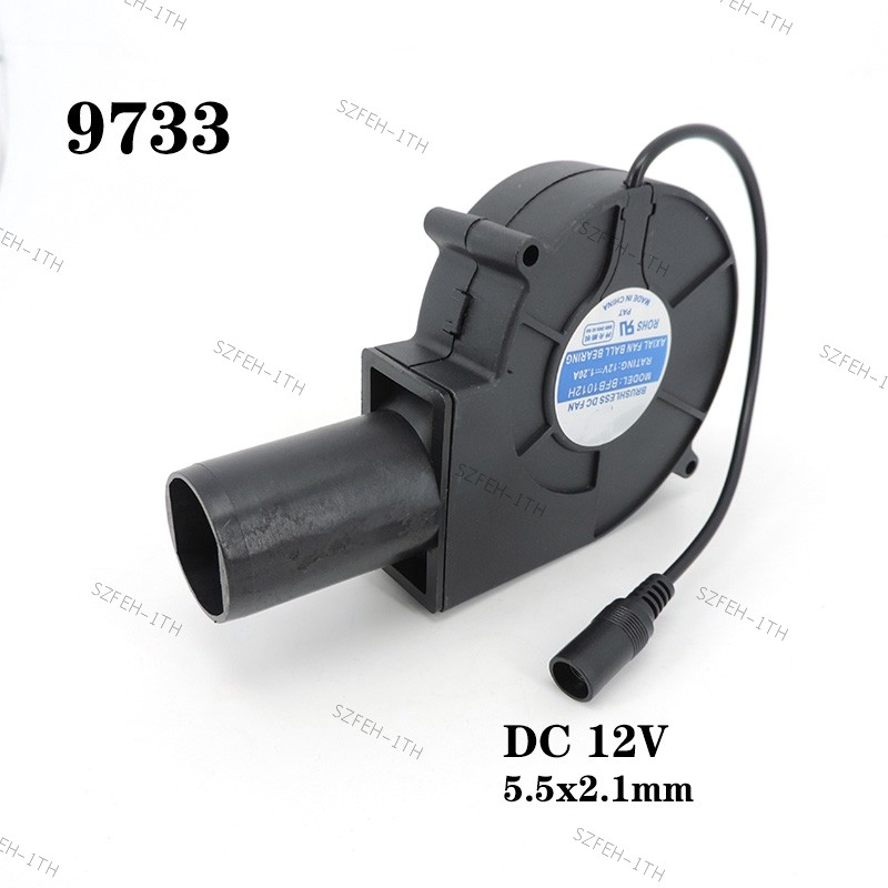 9733 Turbo Centrifugal Fan Blower 12V 97*97*33 มม.DC cooling Brushless 97 มม.Blower Cooler พัดลมสําห