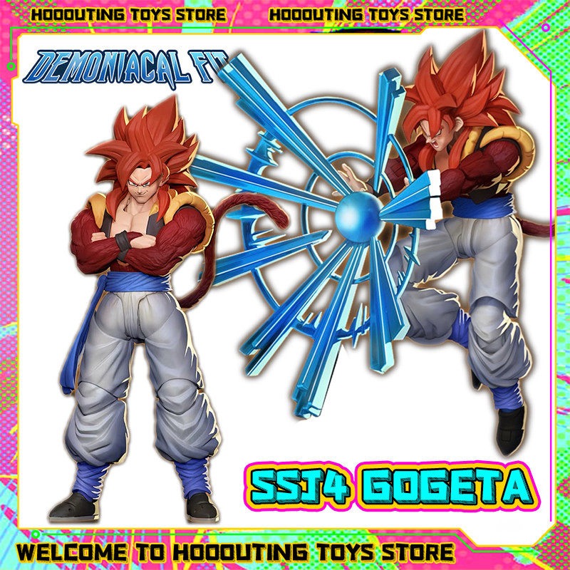 Demoniacal Fit Dragon Ball GT Super Saiyan Gogeta อะนิเมะตัวเลข 3.0 Body SSJ4 Gogeta Action Figure C