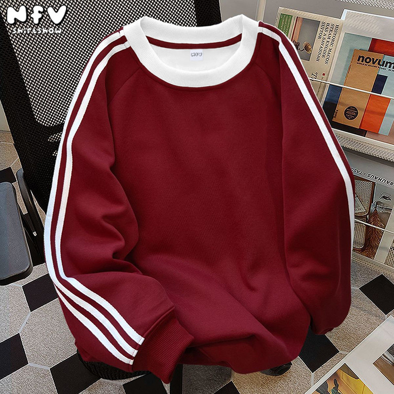NFV เสื้อสเวตเตอร์คุณภาพสูง ใส่สบาย เรียบง่ายแมทช์ง่าย แนวอินเทรนสไตล์เกาหลี รักษาความอบอุ่น YGJ ราคา ถูกที่สุด ดีลบีเคเค
