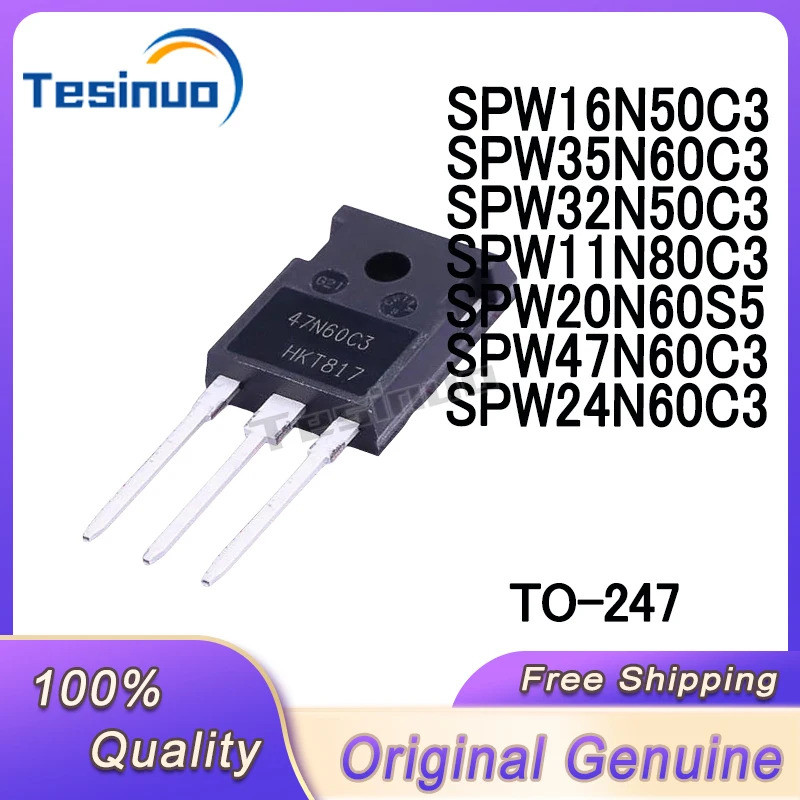 5PCS SPW16N50C3 SPW32N50C3 32N50C3 SPW20N60S5 20N60S5 SPW24N60C3 24N60C3 SPW35N60C3 SPW4C3 SPW47C3 S