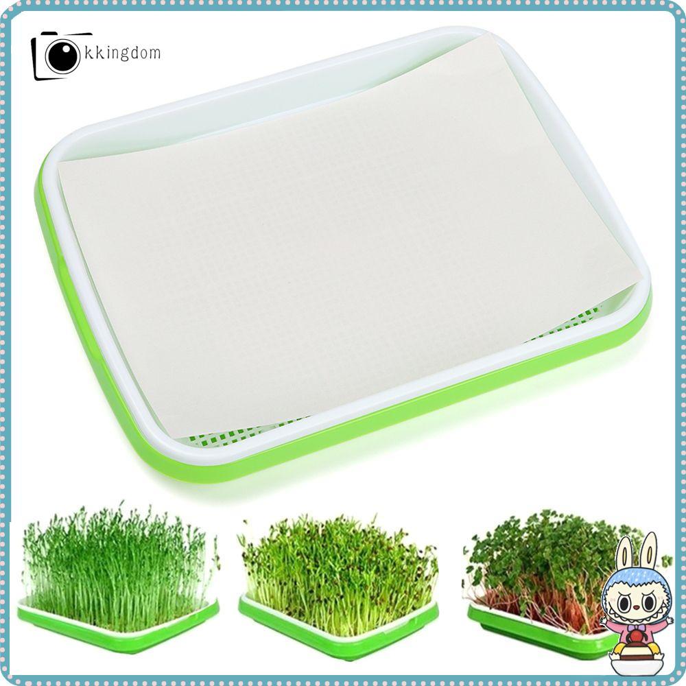 KKINGDOM Grow Nursery Pots Outdoor Indoor Nursery Paper Sooilless Culture Sprout Pot