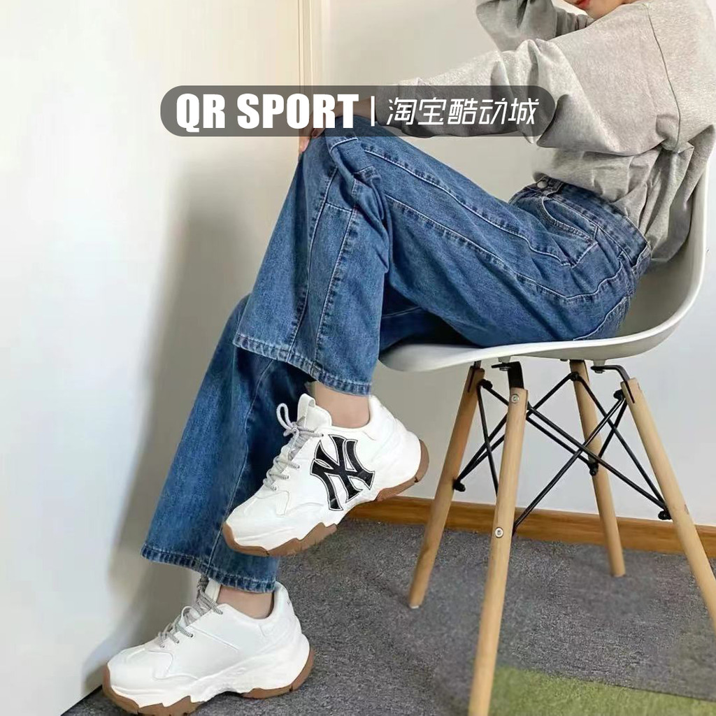 MLB Daddy รองเท้าใหม่สบายๆหนาSoledผู้ชายผู้หญิงคู่ Retro แฟชั่นอินเทรนด์กีฬารองเท้า 3ASHC101N