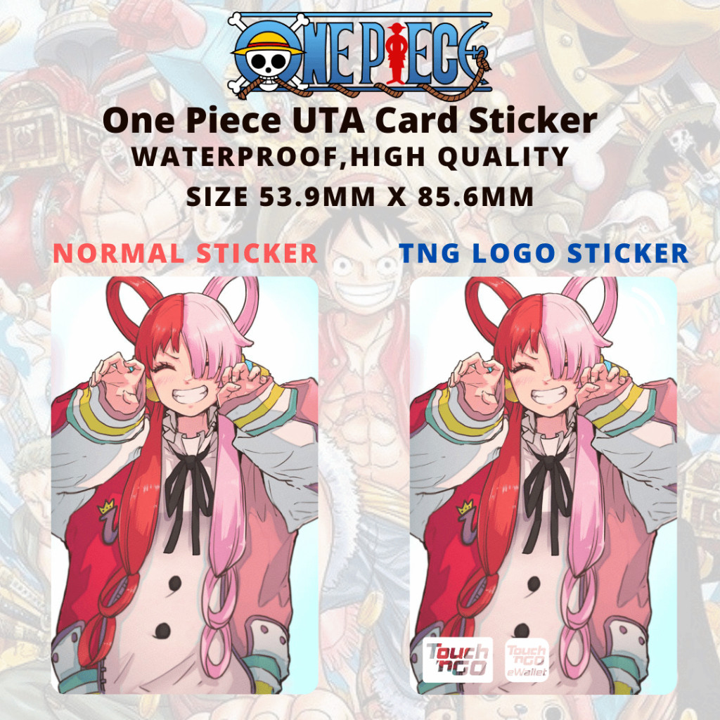 One Piece UTA-Access Card/Touch n Go TNG Card/Banapassport/ATM Debit สติ๊กเกอร์บัตรเครดิต